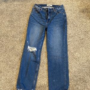The Ankle Straight Ultra High Rise